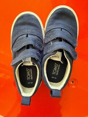Toms Alpargata Fenix Double Strap Canvas in Navy size 10